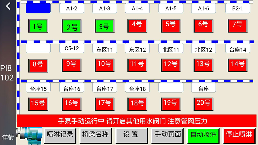 智能喷淋操作台